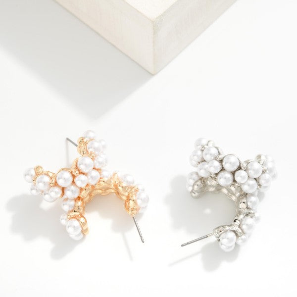 Pearl Hoops