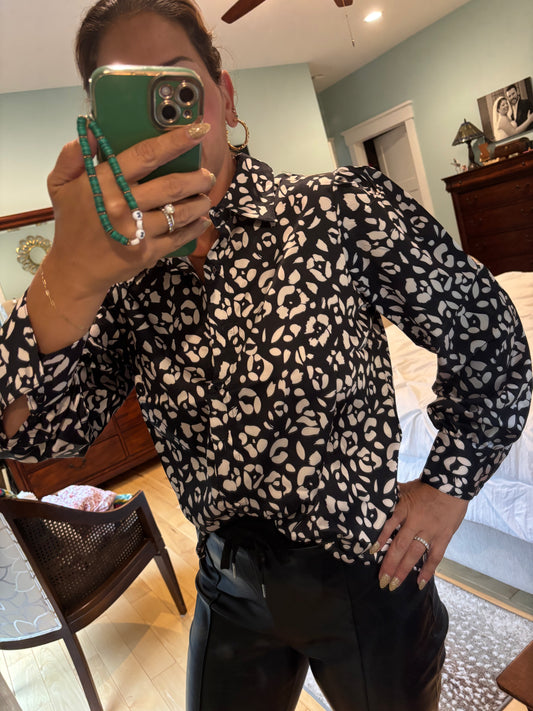 Rawr! Print Blouse