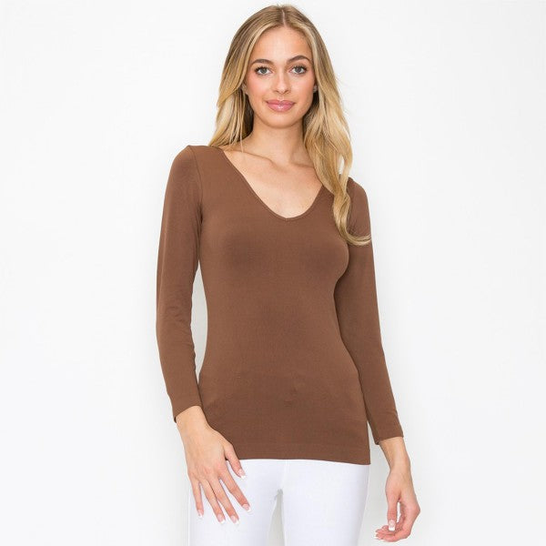 Seamless Everyday Long Sleeve Top - One Size